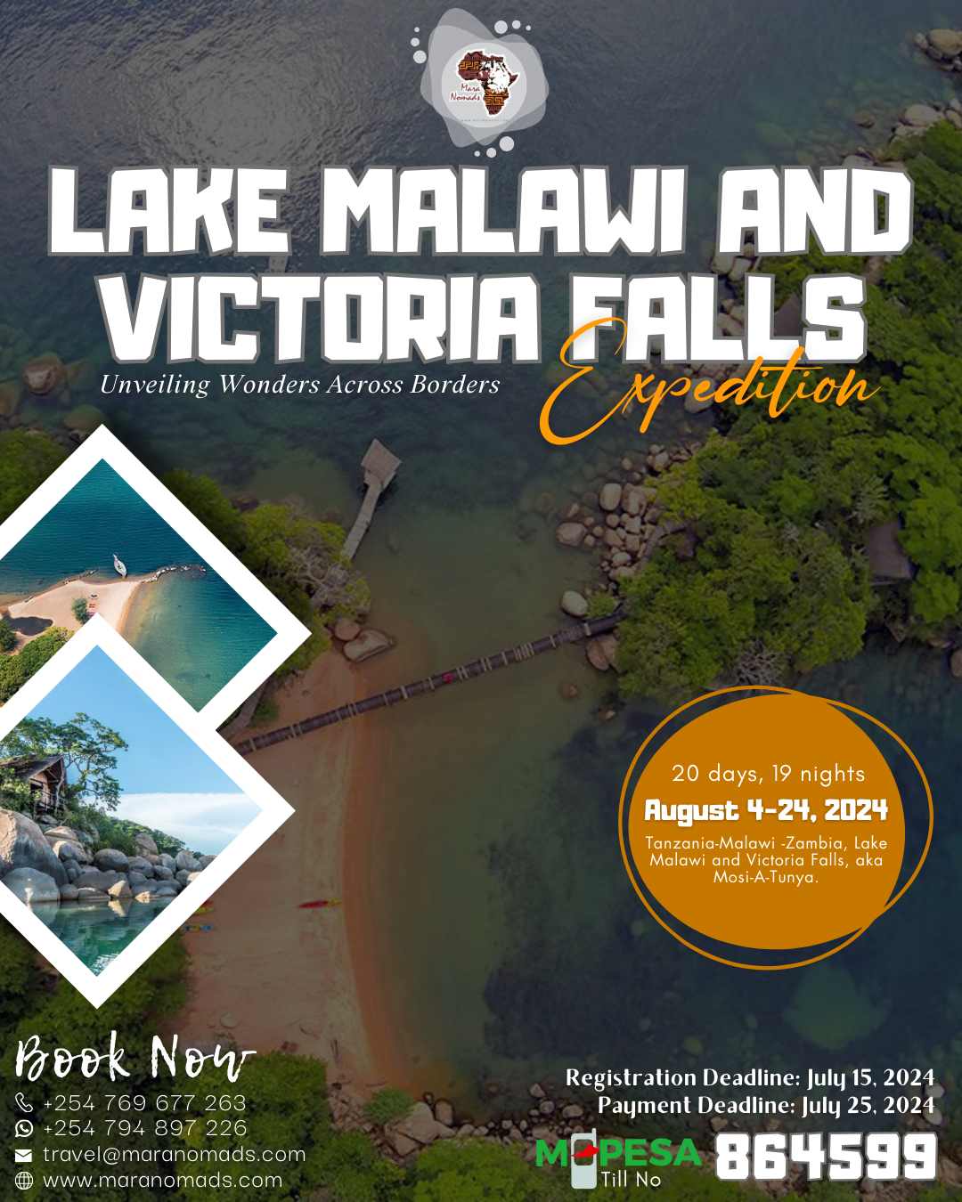 Lake Malawi Victoria Falls Expedition Ii Mara Nomads Explore