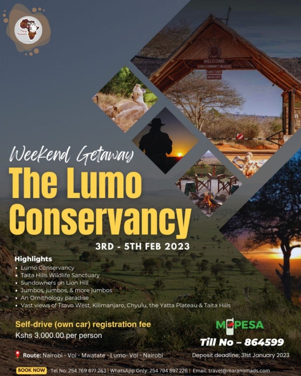 Lumo Conservancy & Taita Hills Self-Drive Group Tour