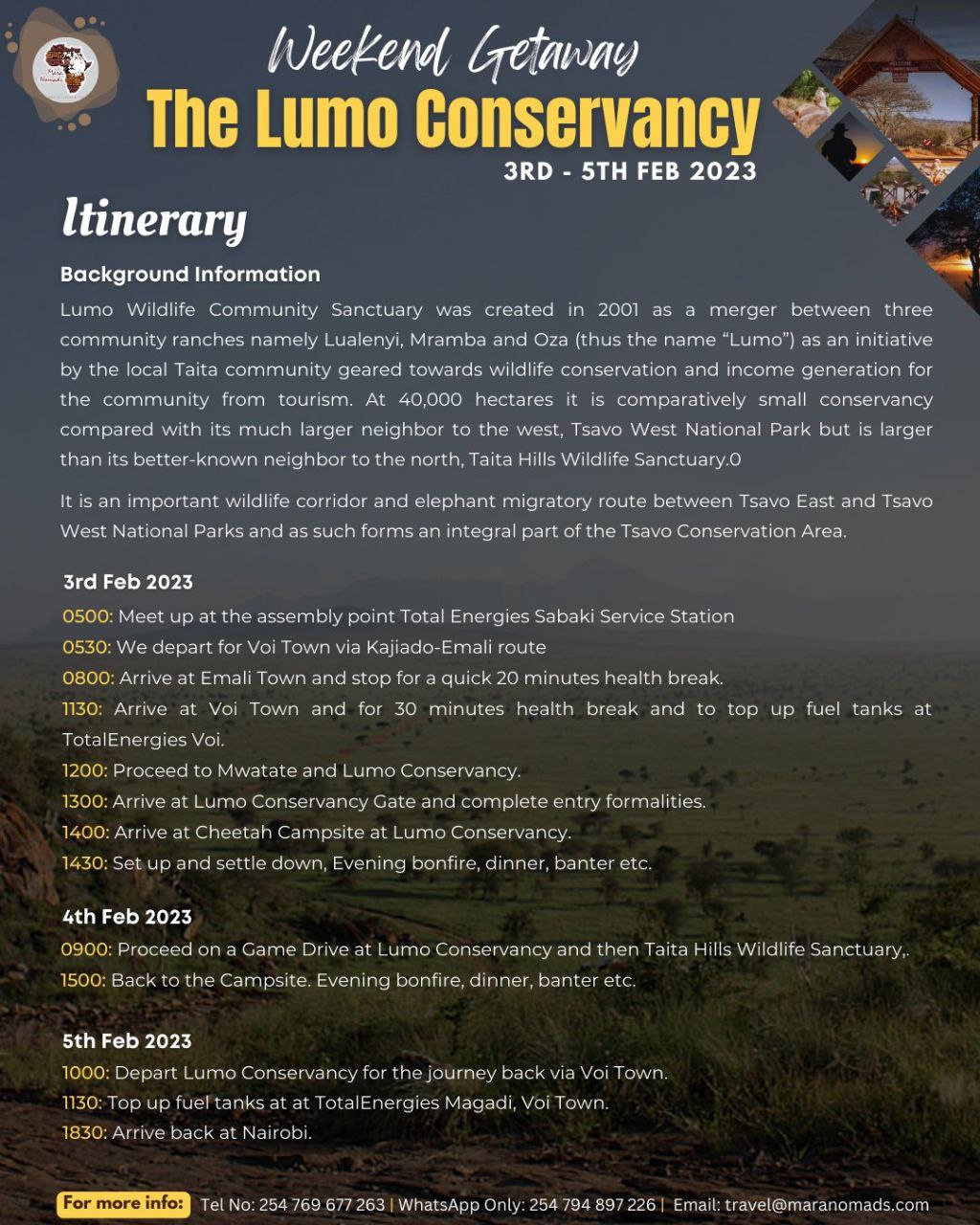 Lumo Conservancy & Taita Hills Self-drive Tour - Maranomads - The best