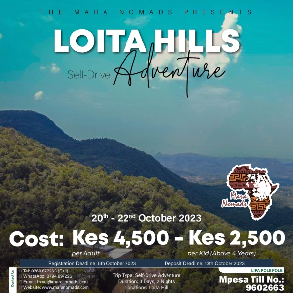 Loita Hills Adventure Self-Drive Group Tour